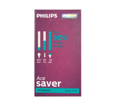 Philips Base E27 4-Watt LED Bulb (Cool Day Light/Crystal White) (Pack of 12)