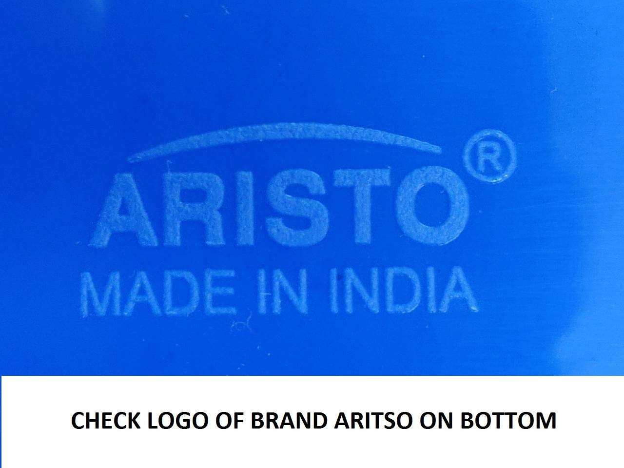 ARISTO Plastic 60L Dustbin with Swing Lid, Blue