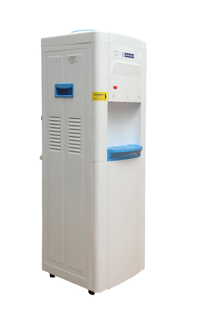 BLUE STAR Water Dispenser BWD3FMGA | Hot, Plain and Cold Water | Floor Mounted Without Cabinet, 2.5 Liter, White
