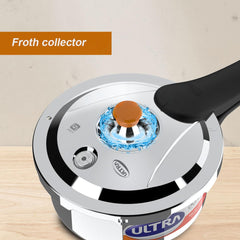 Ultra Duracook Junior Celebrations pack of 3.5L & 5.5L Pressurecooker,Gifting,SS304 FoodGrade,Interchangeable Lids,Frothcollector,Induction,3LayerCompositeBase,solid Bakelite handles,ISI,10Y Warranty