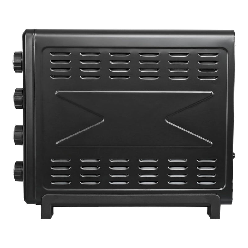 Faber 60L 2200W OTG | Bake, Toast, Roast, Grill | 4 Heating Functions, Upper & Lower Heating, Rottisserie, 360° Convection| Indicator Light, Auto Shut-Off, Ready Bell | Removable Crumb Tray | (Black)