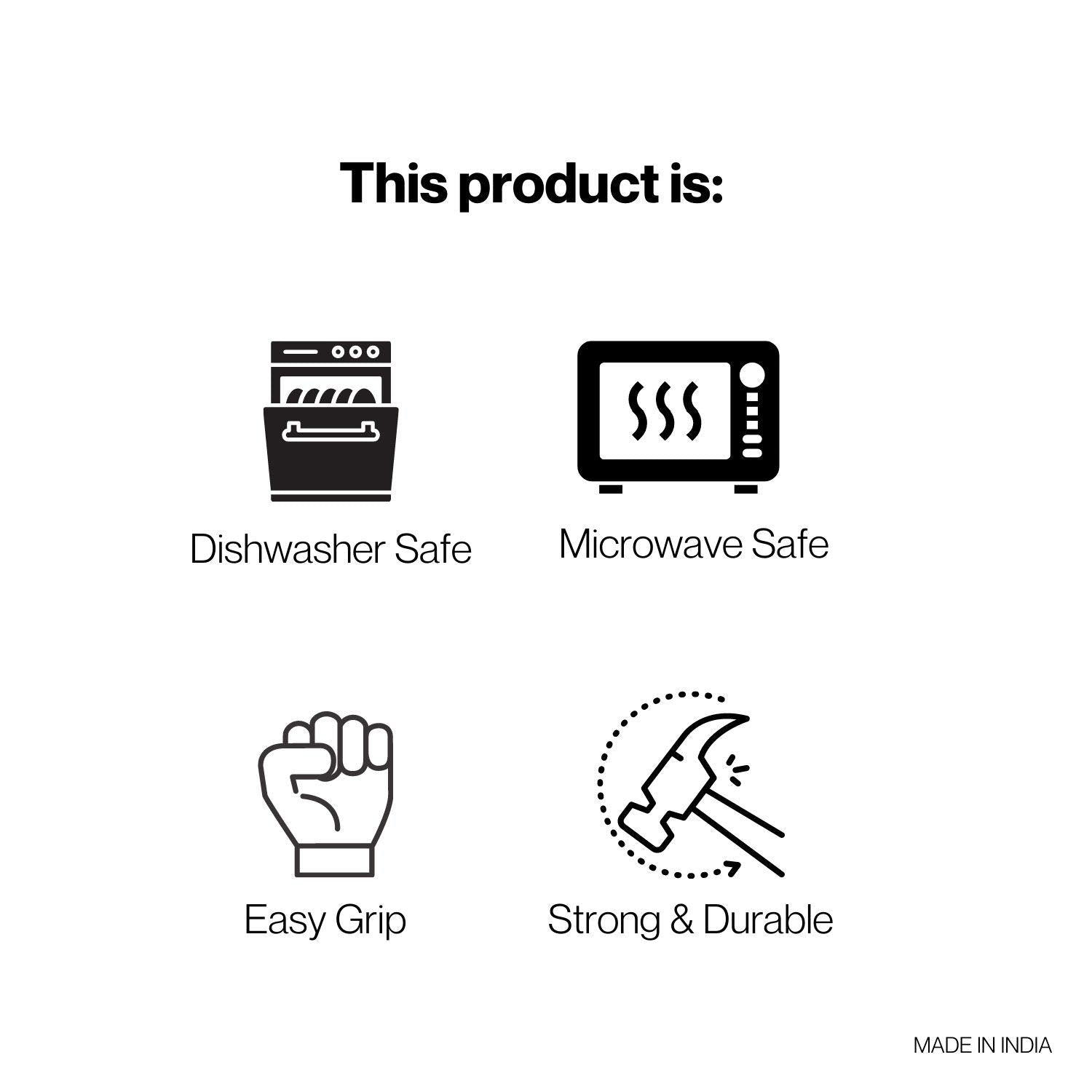 Clay Craft Bone China Director Hilton 389 Coffee Mug Set, Multicolor, 6 Piece