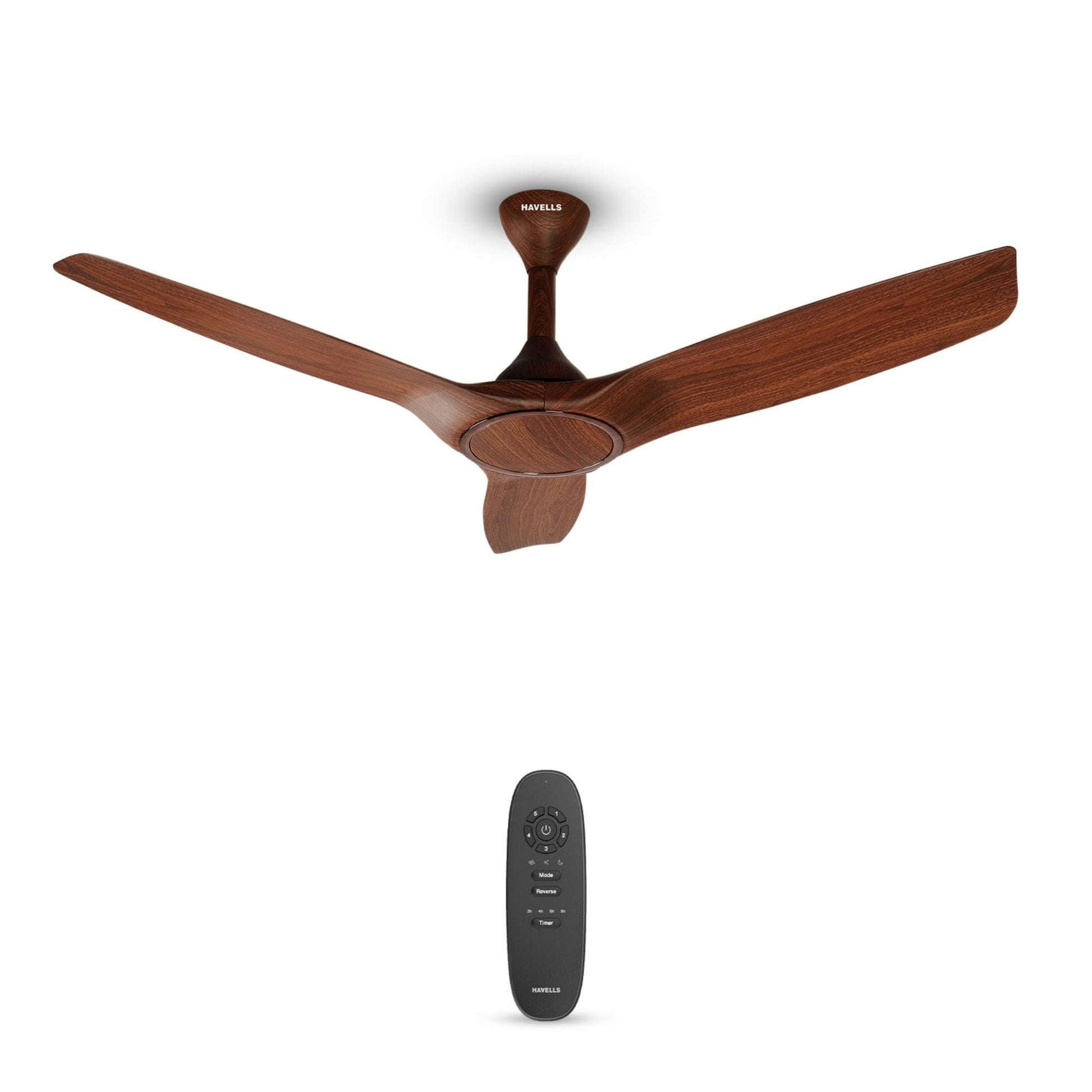 Havells 1200Mm Stealth Prime Bldc Motor Ceiling Fan|Most Silent&Premium, 5 Stars With Rf Remote, 100% Copper|Upto 55% Energy Saving, Timer, Memory Backup|(Pack Of 1, Marbel Dusk)