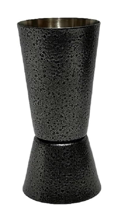 Dynore Stainless Steel 3 Pcs Min Bar Accessories Set-Antique Silver Tall 30/60 Peg Measure with 2 Wine Pourer for Bar/Restaurants