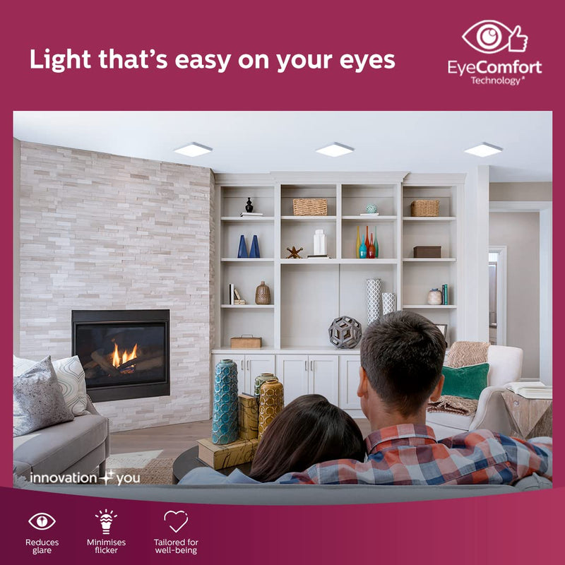 Philips 18-watt Square Surface Full Glow (Natural White, B0B1DZ68MV)