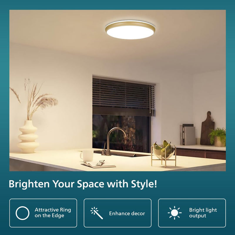 Philips 18W LED Surface Ceiling Light (Pack of 4)