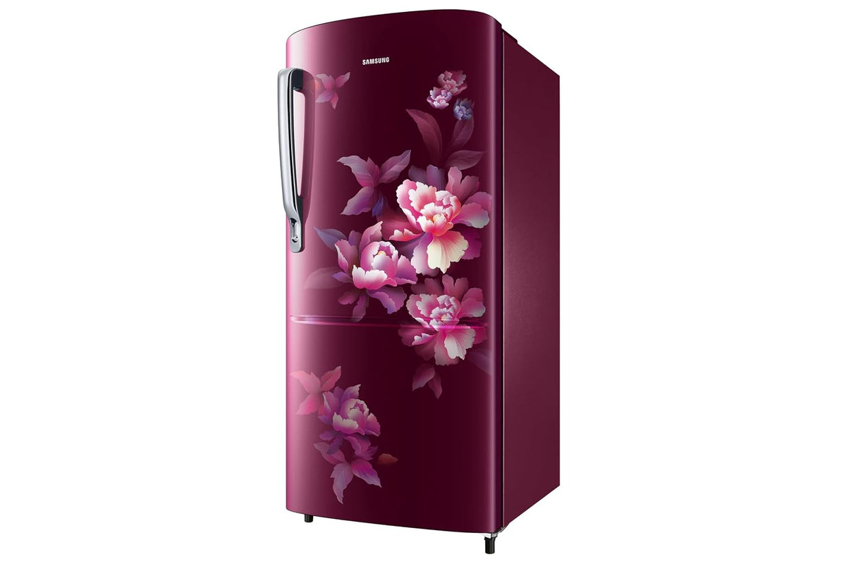 Samsung 183 L, 2 Star, Digital Inverter, Direct-Cool Single Door Refrigerator (RR20H2712HN/NL, Himalayan Poppy Red, Single Touch Defrost, 2026 Model)-2