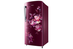 Samsung 183 L, 2 Star, Digital Inverter, Direct-Cool Single Door Refrigerator (RR20H2712HN/NL, Himalayan Poppy Red, Single Touch Defrost, 2026 Model)-2