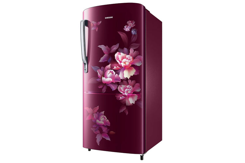 Samsung 183 L, 2 Star, Digital Inverter, Direct-Cool Single Door Refrigerator (RR20H2712HN/NL, Himalayan Poppy Red, Single Touch Defrost, 2026 Model)-2