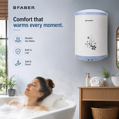 Faber Infinity Storage Geyser 25 Litre| 2000W | Free Pipe & Installation | 8 Bar Pressure| Energy Efficient | 7Yr Tank, 
