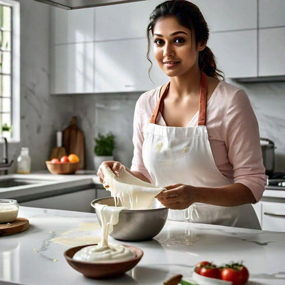 Muslin Cheese Cotton Cloth, 1x1.2 Meter, 1 Pack, Food Grade - Strainer for Cheese, Paneer, Roti Wrap, Momos, Sprouts, Juice & Idly Steaming, Crafting