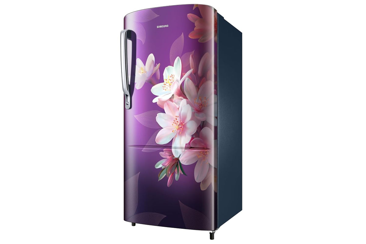 Samsung 183 L, 3 Star, Digital Inverter, Direct-Cool Single Door Refrigerator (RR20H1723WB/HL, Wild Lily Blue, Single Touch Defrost, 2026 Model)-2