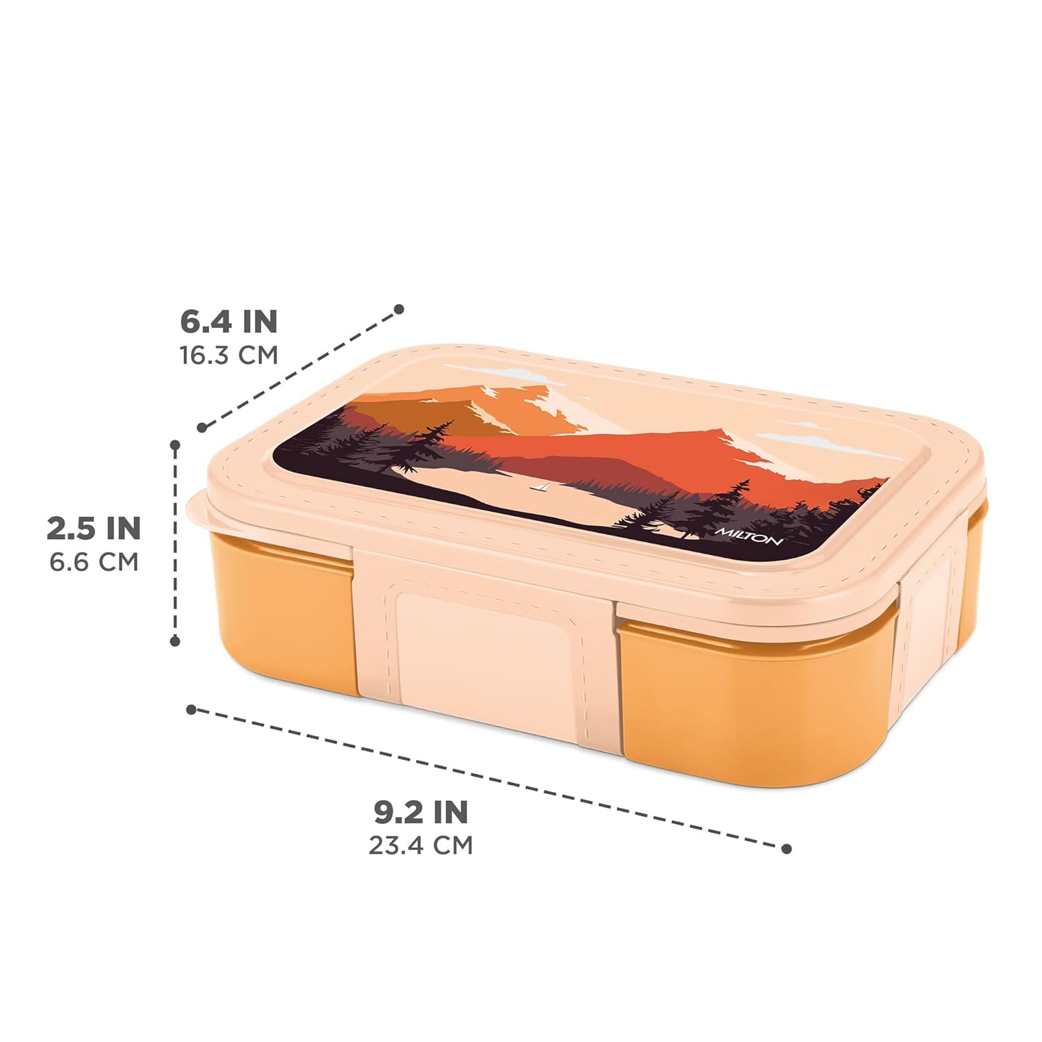 Bravo 2 Steel Thermoware Lunchbox (Milton)