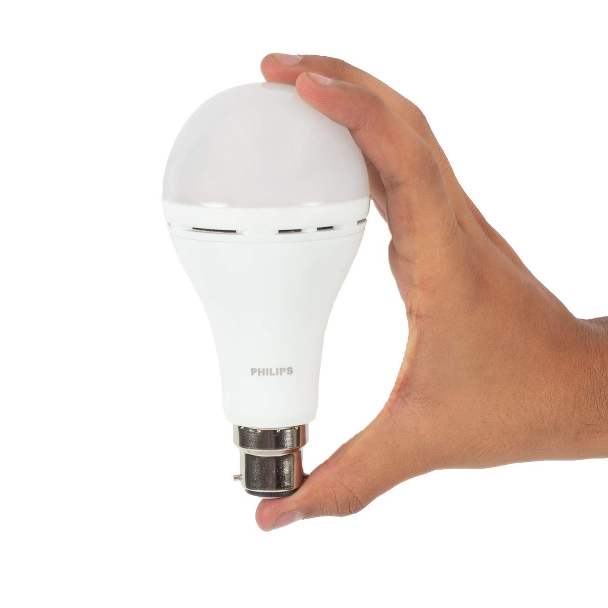 Philips B22 Stellar Bright Rechargeable Emergency Inverter LED Bulb, 8W + 12W Emergency Bulb