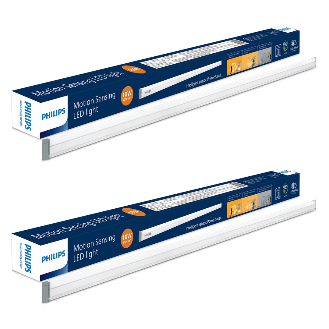Philips Motion Sensing 10W Tubelight (Pack of 2)