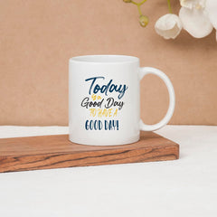 Clay Craft Ceramic Cc Mm1 Swiss Rez1 Microwave Safe Coffee Mug with Good Morning Quote, 300 ML