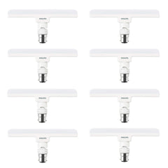 Philips 10W LED Base B22 - Linear Lamp (Crystal White, Pack of 8)