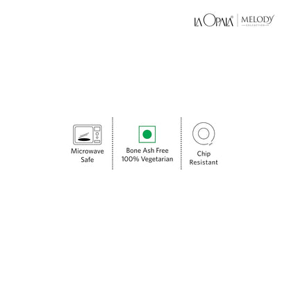 La Opala, Novo Collection Opal Glass Crockery | Cup & Saucer Lily, Set of 12 | Trinty Green, 150 ml | for Tea & Coffee | Microwave Safe | 100% Vegetarian | Extra Strong | Super Light | Super White