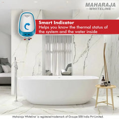 Maharaja Whiteline Fiesta Instant Water Heater, 3 litre, Hi-grade Copper Element, Rust & Shock proof ABS Body, Dual tone - FIESTA / WH-170