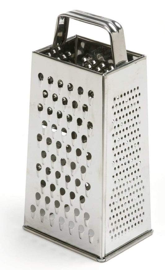 Dynore Stainless Steel 4 Way Carrot Grater and Slicer for Cheese, Vegetables, Ginger, Garlic