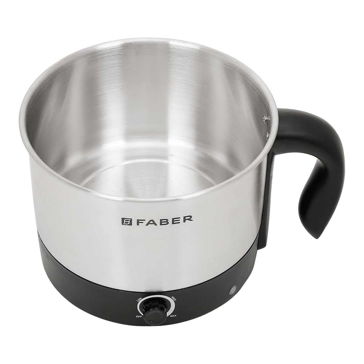 Faber 1.2L 700W Multi Cooker with SS304 Body, Cool Touch Handle, auto Cut-Off Feature, Comes with Boiler Stand, Temperat