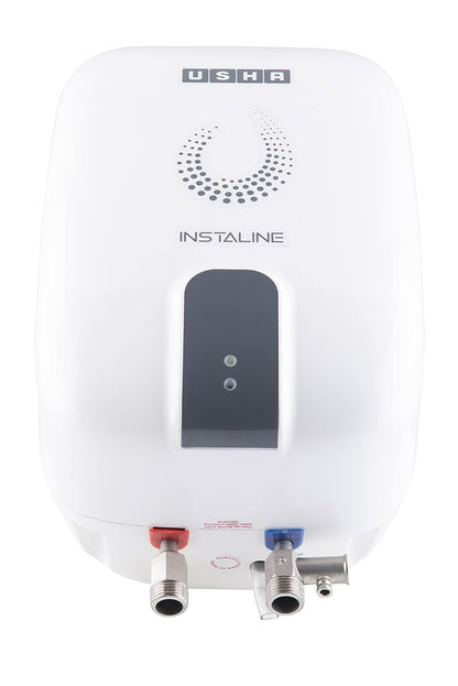 USHA Wall Mount nstaline 3L 3Kw Instant Water Heater With Rust Proof Abs Body (White)