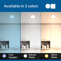 Philips 12 Watt Square Slim Surface Ceiling Light