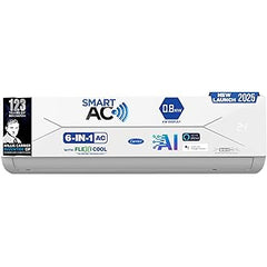 Carrier 1.5 Ton 5 Star Wi-Fi Smart Flexicool Inverter Split AC (Copper, Convertible 6-in-1 Cooling,Smart Energy Display,HD & PM 2.5 Filter, ESTER EDGE FXi (Wi-Fi), CAI19EE5R35W0,White)