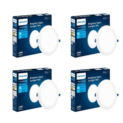 Philips Astra Sleek 22-watt Round LED Downlighter (Pack of 4)