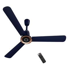 atomberg Studio Nexus Smart 1200mm BLDC Ceiling Fan with IoT & Remote Control | BEE 5-star | New Blade Design | High Air Delivery with Moonbeam Light | Low noise | 5 Year Warranty| Ritz Blue