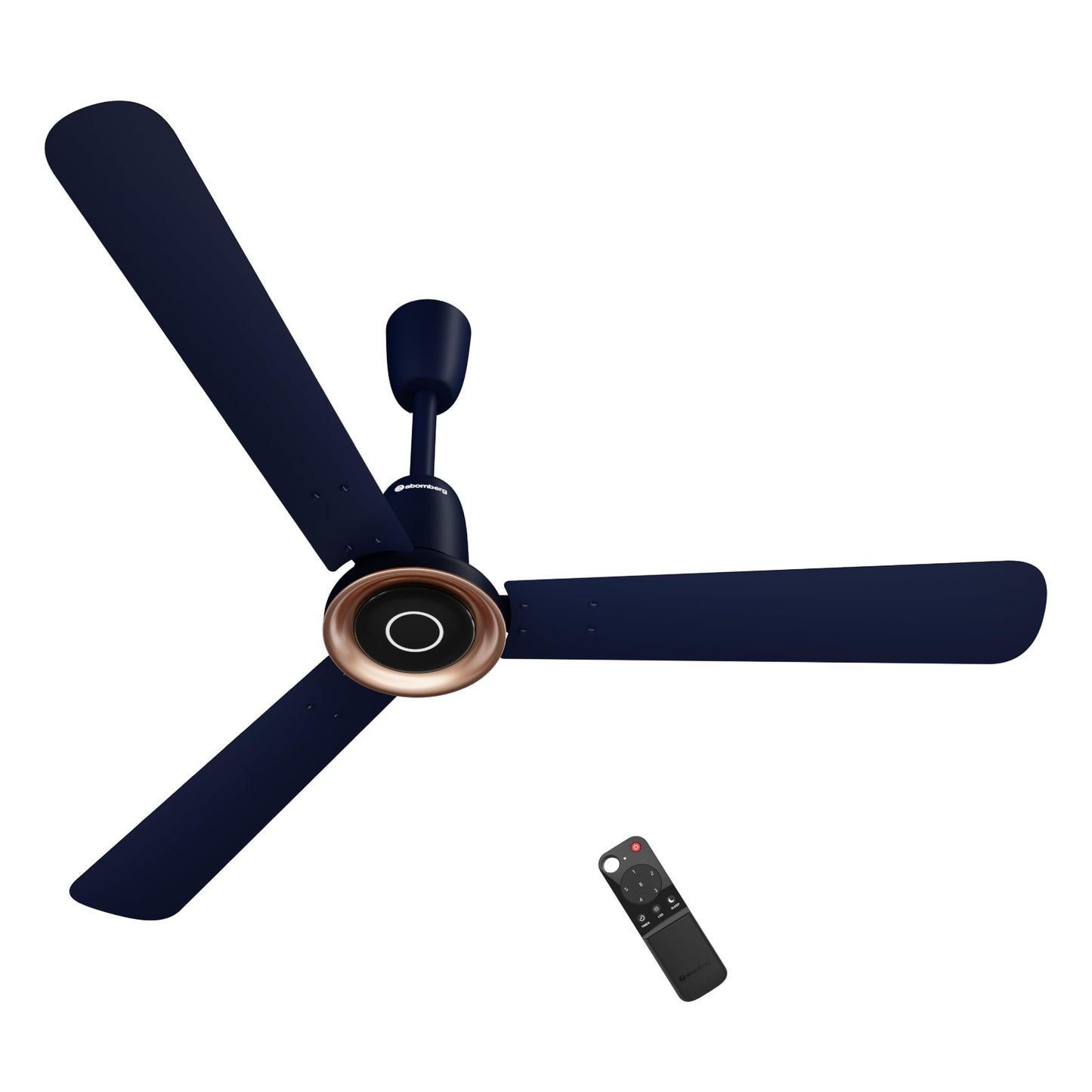 atomberg Studio Nexus 1200mm BLDC Ceiling Fan with IoT & Remote Control | BEE 5-star | New Blade Design | High Air Delivery with Moonbeam Light | Low noise | 5 Year Warranty| Pebble Grey