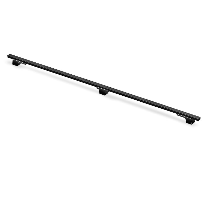 Plantex Aluminium Cabinet Handle/900mm Wardrobe Handle for Home/Cupboard Door Pull-Push Handles for Office - Pack of 1 (DTC-5580, Black)-1