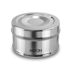 Steel Snack Stainless Steel Tiffin (Milton)