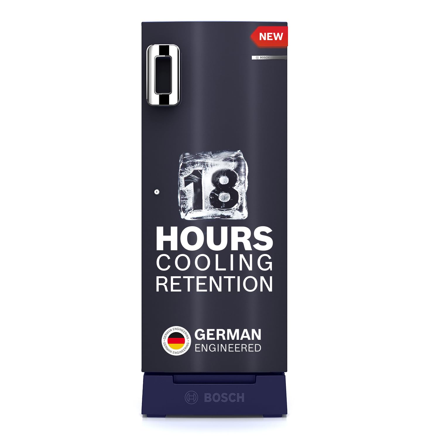 Bosch 226 L, 4 Star, Single Door Direct Cool Refrigerator with Pedestal Storage (CST22U14PI, 2.5X Faster Cooling, Cool Bottle Zone, 18 Hour Cooling Retention, Dark Lake)