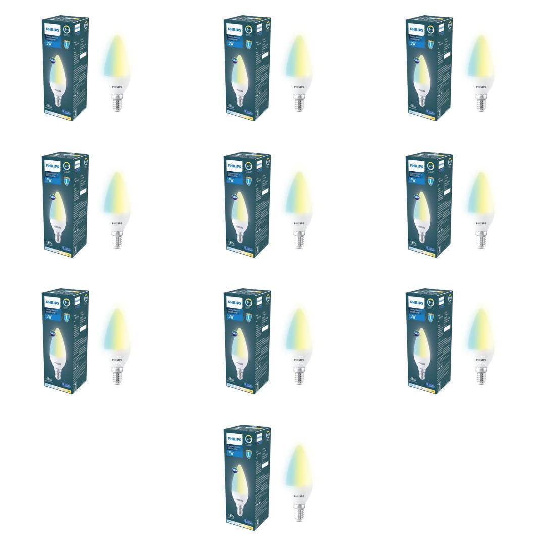 Philips LED Candle Bulb SceneSwitch 5W (Pack of 10)
