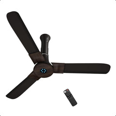 atomberg Studio+ 950mm BLDC Ceiling Fan with Remote Control | BEE 5-star Energy Efficient | New Blade Design | High Air Delivery | LED Speed Indicator | Low noise | 3 Year Warranty (Earth Brown)