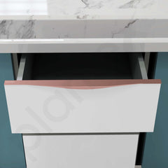 Plantex Profile Handle for Kitchen Cabinet/18 Inch Aluminium Drawer Profile Handle/Wardrobe Pull Handle for Home/Office/Hotel - Pack of 3 (Rose Gold) (Model APS-PF-1001)-6