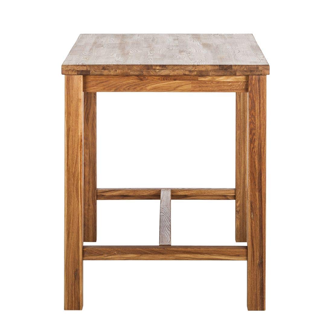 2 Seater Bar Table Only | Bar Table for Home | sheeshamWood, Natural Brown