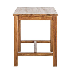 2 Seater Bar Table Only | Bar Table for Home | sheeshamWood, Natural Brown