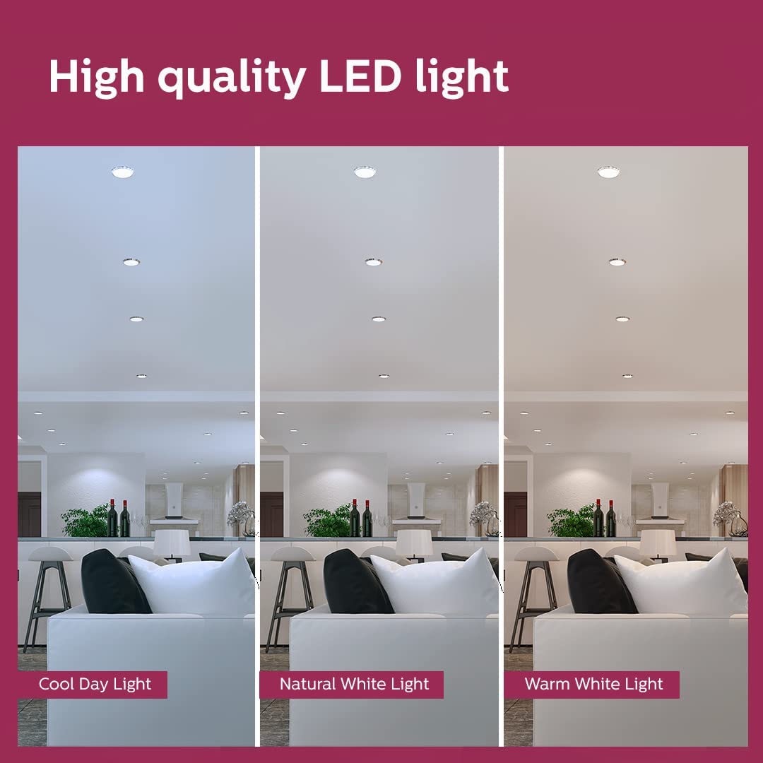 Philips 12-watt Round LED Surface Downlighter (Pack of 24)