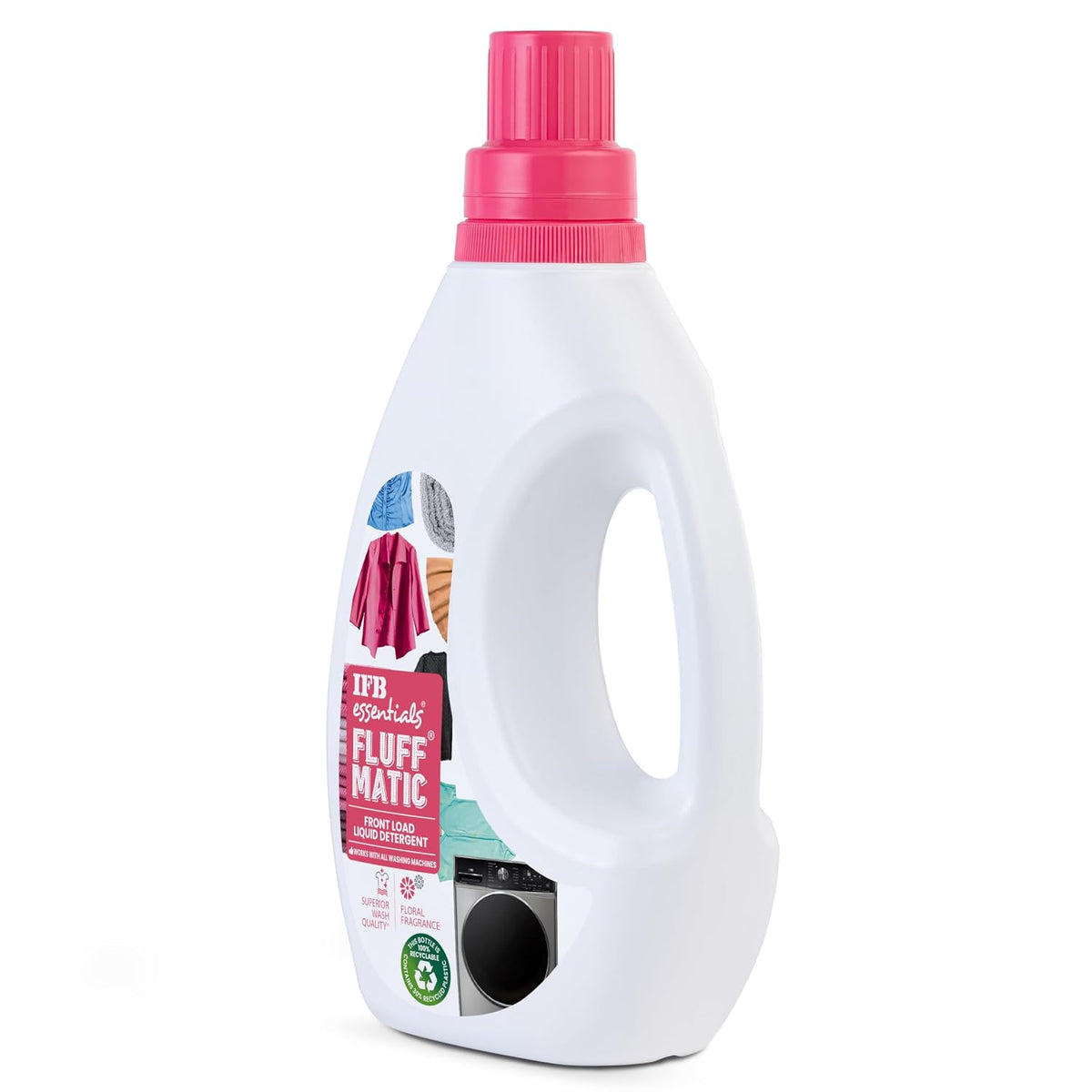 IFB Essentials Fluff Matic Front Load Liquid Detergent 880 ml (Pack of 10)