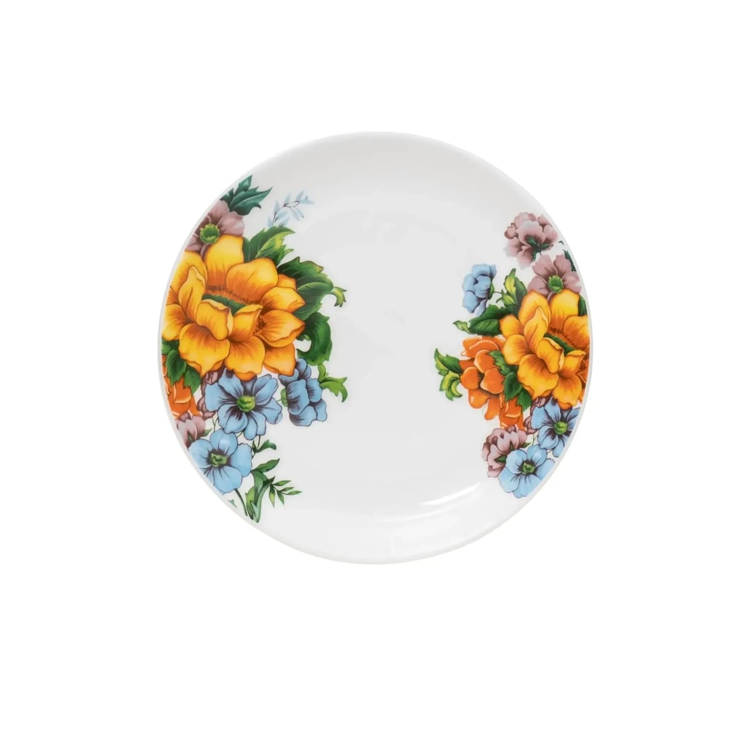 Clay Craft Fine Ceramic Eco Dinner Set, Enchanting Gold, for Family of 4, Dinner Set Ceramic, Crockery Set, Dining Set for Dinner, Crockery Set for Gift, Kitchen Set (ECO4, 8 Pieces)