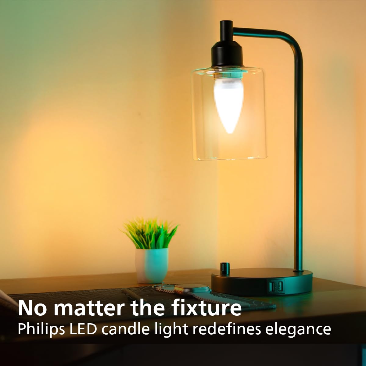 Philips 4W LED Frosted Candle Bulb