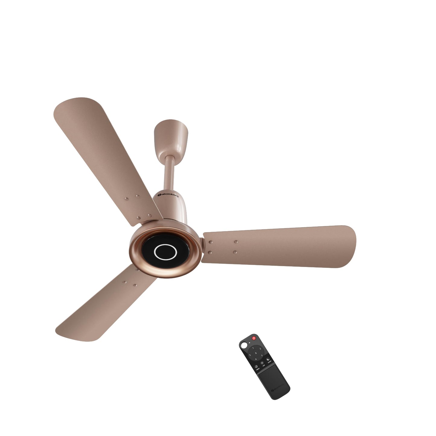 atomberg Studio Nexus 1200mm BLDC Ceiling Fan with IoT & Remote Control | BEE 5-star | New Blade Design | High Air Delivery with Moonbeam Light | Low noise | 5 Year Warranty| Pebble Grey