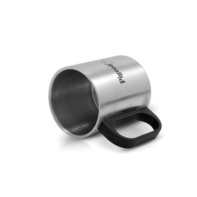 Pigeon -Stainless Steel Coffee Cup Set of 4 (with Lid) - 180 Ml