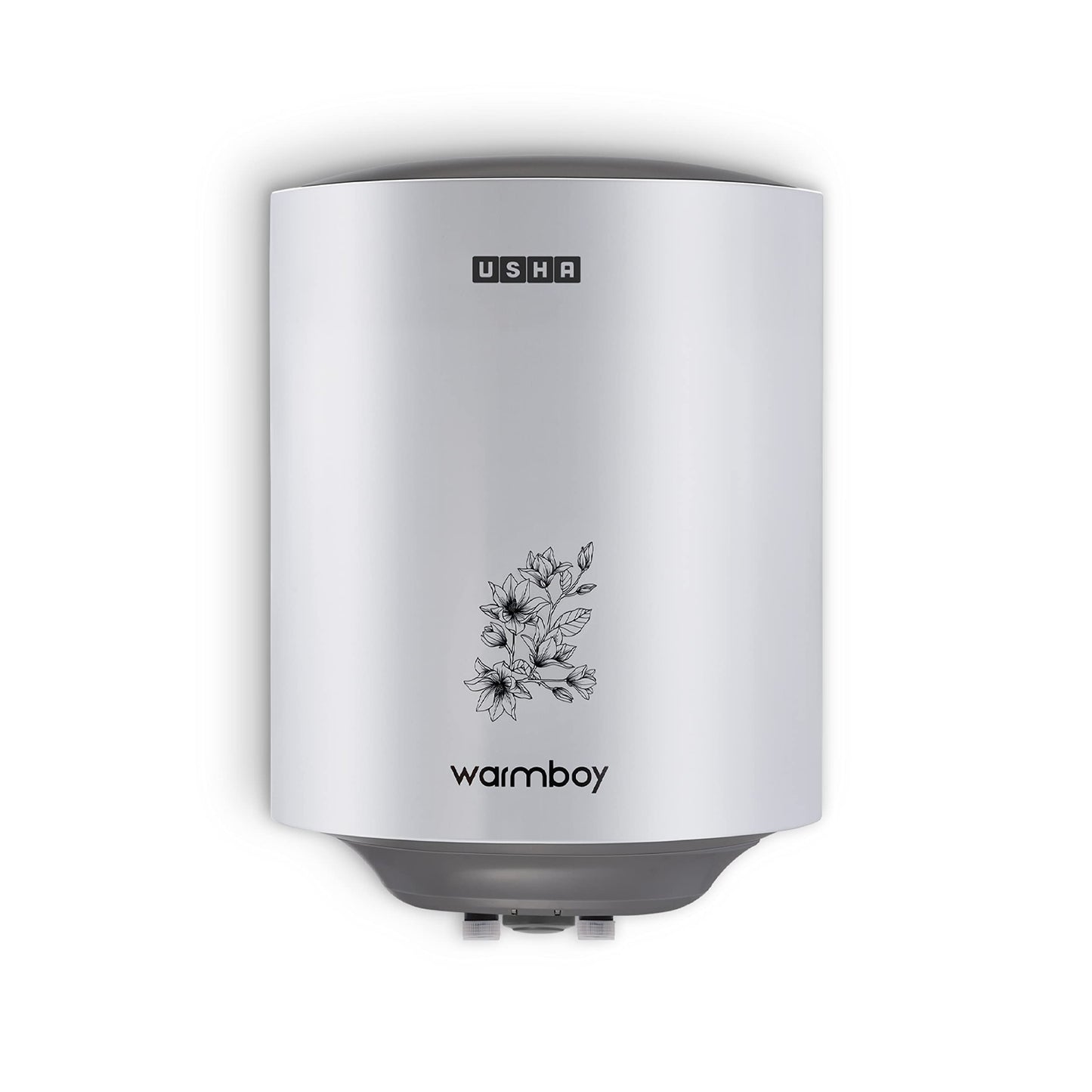 Usha Warmboy 15 Litre Storage Wall Water Heater (White)