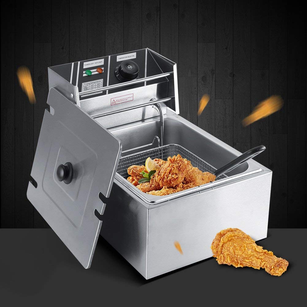 FROTH & FLAVOR Deep Fat Fryer 6 Litre with Copper Heating Element