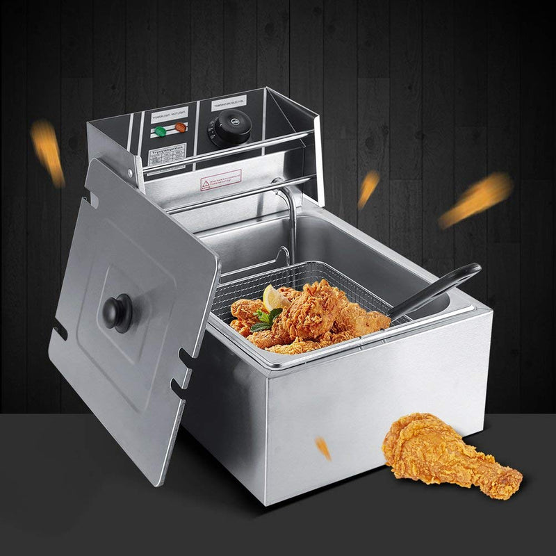 FROTH & FLAVOR Deep Fat Fryer 6 Litre with Copper Heating Element