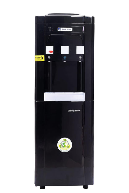 Blue Star Water Dispenser with Refrigerator - Black Color,14 Litre