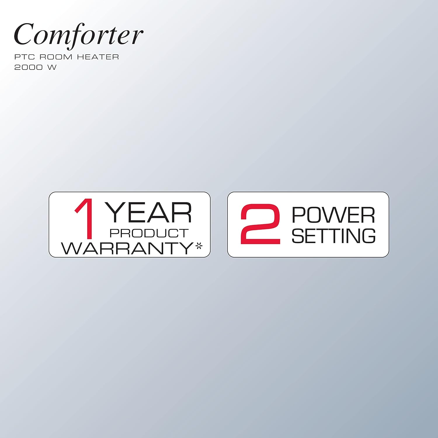 Havells Comforter 2000 Watt Room Heater with Overheat Protection| Easy to Carry for Bedroom and Office| Adjustable Thermostat Control Knob & Adjustable Vent for Air Delivery (White and Black)